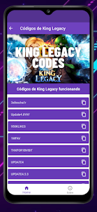 King Legacy Codes e Privados