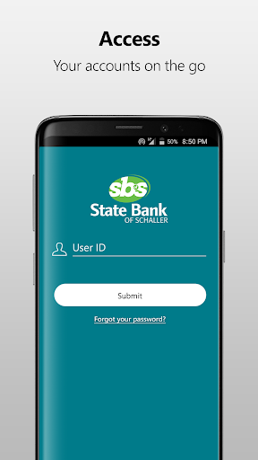 Android application State Bank of Schaller screenshort