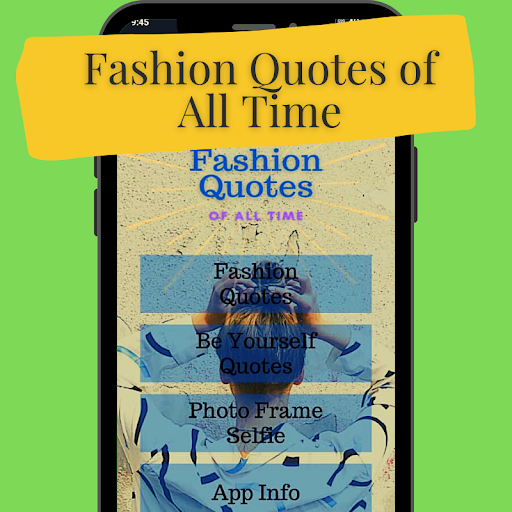 Android application Fashion Quotes of All Time screenshort
