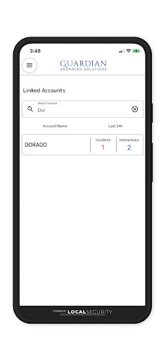 Android application Guardian LVM screenshort