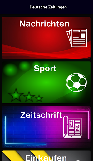 Android application Deutsche Zeitungen screenshort
