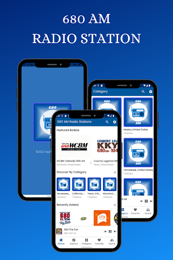 Android application 680 AM Radio Stations Online screenshort