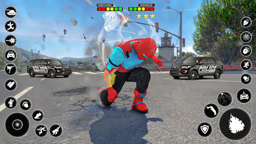 Spider Vice Town Rope Hero Man Screen 2
