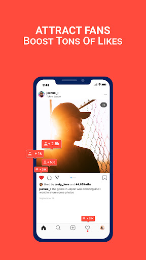 TopFollow Real Followers Likes Screen 3