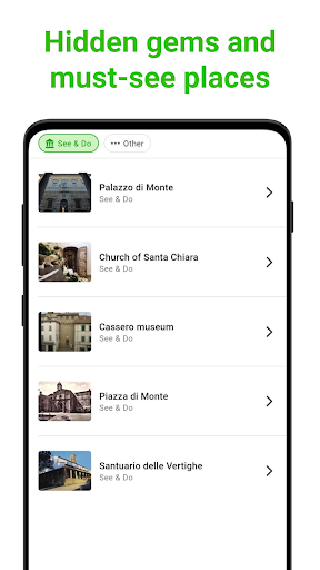 Monte San Savino SmartGuide Screen 3