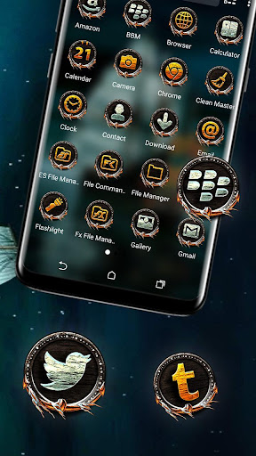 Pirate Ship Launcher Theme Screen 2