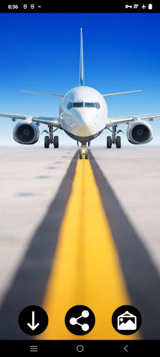 Android application Airplane Wallpapers screenshort