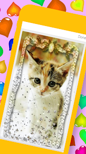 Kitty Glitter Wallpaper Kitty