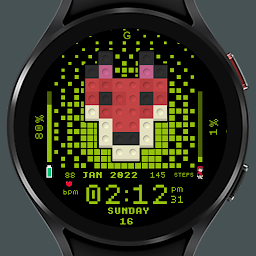 صورة رمز Pixel Animals Digital Watch 01