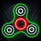 Fidget Spinner Neon icon