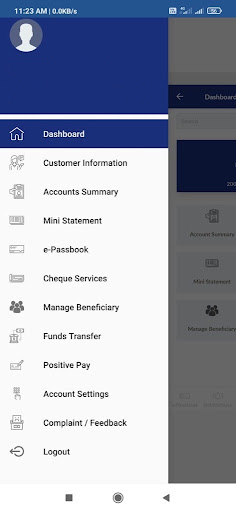 Kopargaon Bank MobileBanking Screen 3