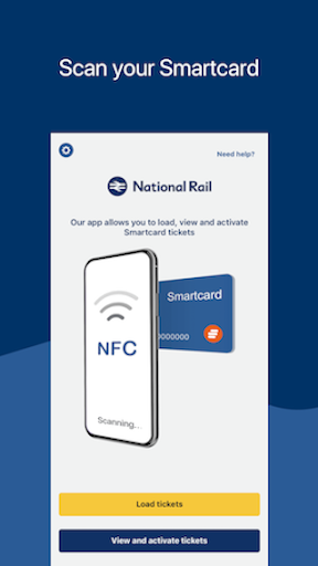 Android application NationalRail Smartcard Manager screenshort
