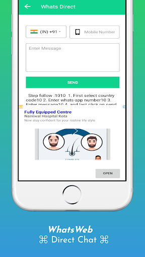 Screenshot of Whats Web - Direct Chat