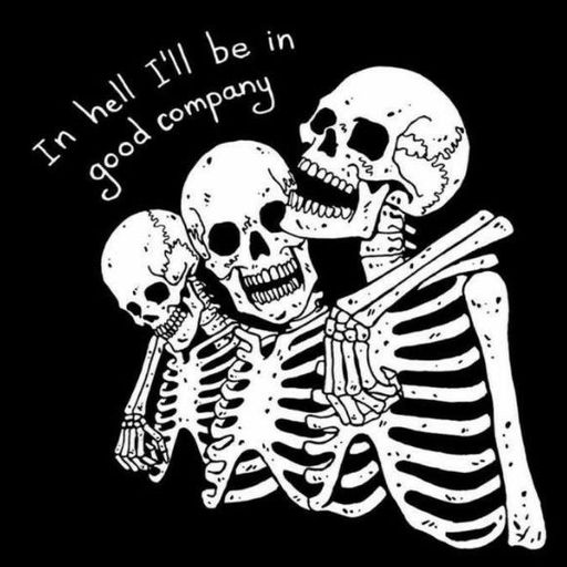 Skeleton Wallpaper 4K logo