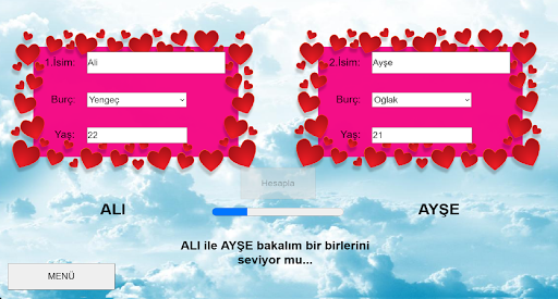 Burç Uyumu - İsimli Aşk Falı Screen 3