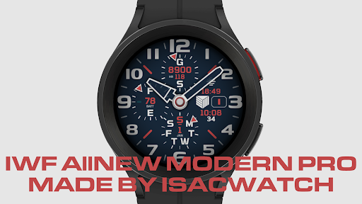 Android application IWF AllNew ModernPro watchface screenshort