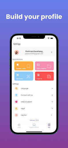Android application DapsCnect screenshort