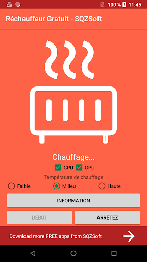 Aperçu de l'application
