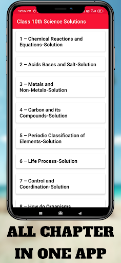 Class 10th Science Solution Screen 2
