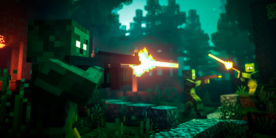 Gun mod for Minecraft PE