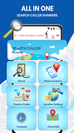 Android application Caller Number Locator screenshort