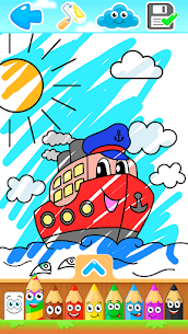 Transport coloring pages 5