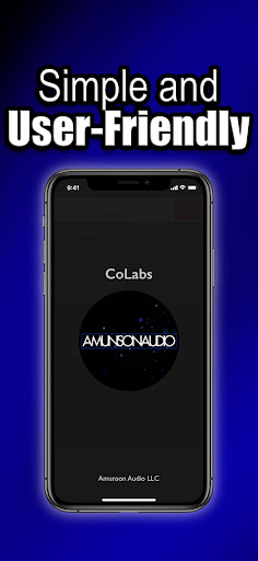 Android application CoLabs by Amunson Audio screenshort