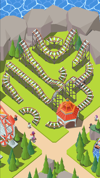 Coaster Builder: Roller Coaste capturas de pantalla