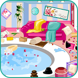 Clean up spa salon icon