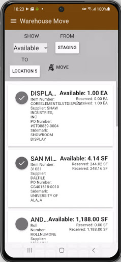 App screenshot