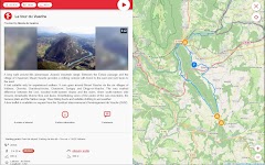 screenshot of Savoie Mont Blanc’s hiking app