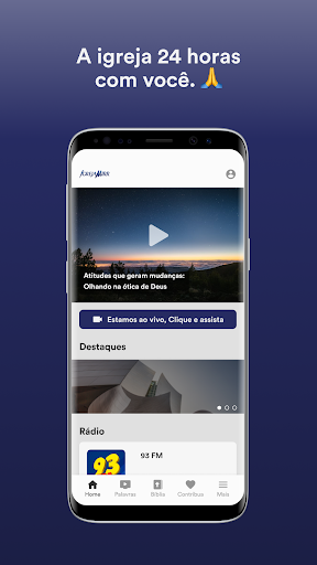 Android application Igreja Mirr screenshort