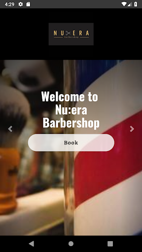 Android application Nu:era Barbershop screenshort