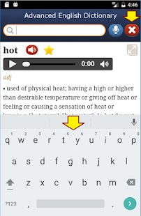 Advanced English Dictionary ++ Captura de pantalla