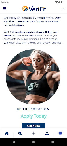 VeriFit Screen 2