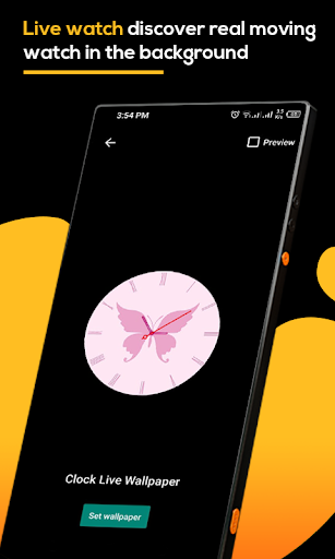 Android application Clock live wallpapers AOD screenshort