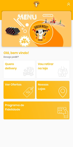 Android application Adega Night Bebidas screenshort