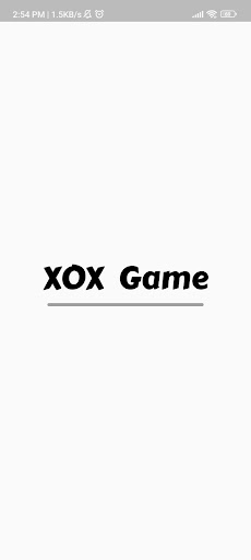 Android application XOX game screenshort