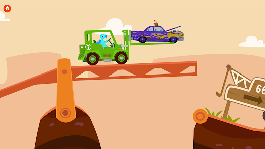 恐龍救援車 - 兒童和幼兒的卡車遊戲