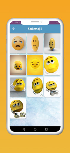 Sad emojis Screen 3
