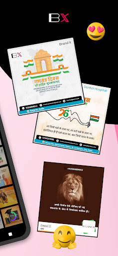 BrandX - Festival Poster Maker Screen 2