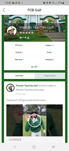 FCB Golf Screen 3