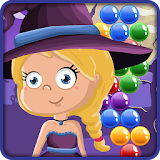 Bubble Shooter - Witch on the Halloween icon