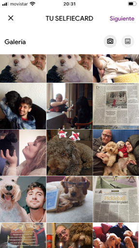 SelfieCard Screen 3