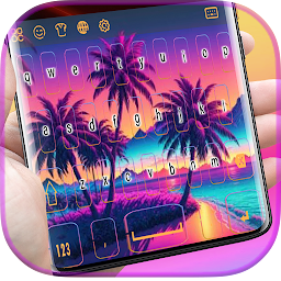 「Sunset Beach Palm keyboard」圖示圖片