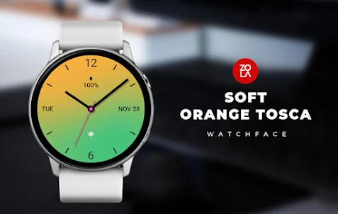 Soft Orange Tosca Watch Face