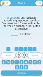 Ortografía y gramática Español Screenshot