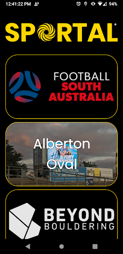 Sportal Screen 3