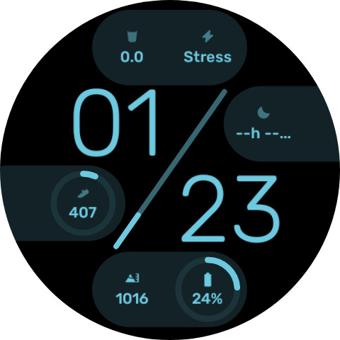 Moderno - Digital Watch Face screenshot 9