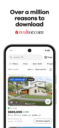 Screenshot of Realtor.com Real Estate & Rent